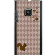 102P-YCM2P0054-78 [SoftBank 102P用 カバー ブラウン＆リス]