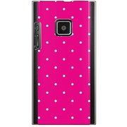102P-YCM2P0060-78 [SoftBank 102P用 カバー DotPatternMicroピンク＆ホワイト]