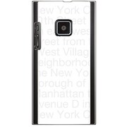 102P-YCM2P0092-78 [SoftBank 102P用 カバー NewYorkTypographyホワイト]