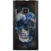 102P-YCM2P0093-78 [SoftBank 102P用 カバー スカルローズクロス]