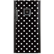 102P-YCM2P0098-78 [SoftBank 102P用 カバー DotPatternキュートブラック]