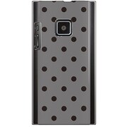102P-YCM2P0104-78 [SoftBank 102P用 カバー DotPatternグレー＆ブラック]