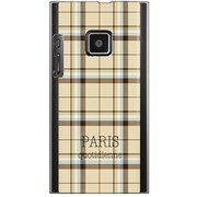 102P-YCM2P0128-78 [SoftBank 102P用 カバー チェック柄コレクションParis]