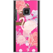 102P-YCM2P0143-78 [SoftBank 102P用 カバー ピンクフラミンゴ]