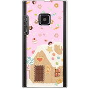102P-YCM2P0183-78 [SoftBank 102P用 カバー お菓子の家]