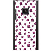 102P-YCM2P0207-78 [SoftBank 102P用 カバー ハートブレイクモノグラムホワイト]