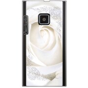 102P-YCM2P0249-78 [SoftBank 102P用 カバー ホワイトローズオブジェクト]