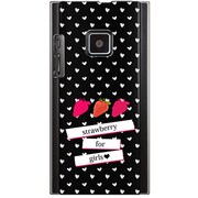 102P-YCM2P0268-78 [SoftBank 102P用 カバー ストロベリーforgirls]