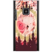 102P-YCM2P0274-78 [SoftBank 102P用 カバー 薔薇のお城]