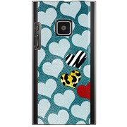 102P-YCM2P0275-78 [SoftBank 102P用 カバー ハートごちゃ]