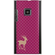 102P-YCM2P0283-78 [SoftBank 102P用 カバー DotReindeerパープル]
