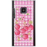 102P-YCM2P0296-78 [SoftBank 102P用 カバー ハッピーチェリーライン]