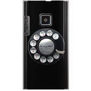 102P-YCM2P0345-78 [SoftBank 102P用 カバー 黒電話]
