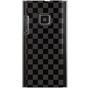 102P-YCM2P0351-78 [SoftBank 102P用 カバー ブラック市松柄]