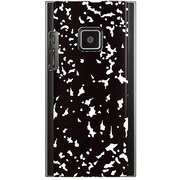 102P-YCM2P0365-78 [SoftBank 102P用 カバー ブラックエンボス]