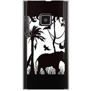 102P-YCM2P0374-78 [SoftBank 102P用 カバー ブラックサファリ]