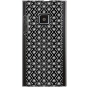 102P-YCM2P0384-78 [SoftBank 102P用 カバー 和柄麻の葉柄]