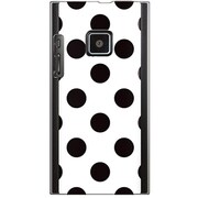102P-YCM2P0396-78 [SoftBank 102P用 カバー DotPatternクラシックBigホワイト]