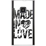 102P-YCM2P0471-78 [SoftBank 102P用 カバー MadeinLoveBlackPaint]