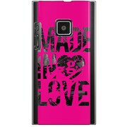 102P-YCM2P0472-78 [SoftBank 102P用 カバー MadeinLovePinkPaint]