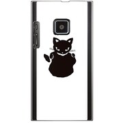 102P-YCM2P0485-78 [SoftBank 102P用 カバー メロイックキャットサイコパス＆アップル-A]