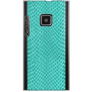 102P-YCM2P0525-78 [SoftBank 102P用 カバー ヘビ柄グリーンミックス]
