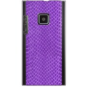102P-YCM2P0526-78 [SoftBank 102P用 カバー ヘビ柄パープルミックス]