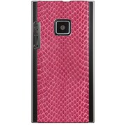 102P-YCM2P0527-78 [SoftBank 102P用 カバー ヘビ柄レッドミックス]