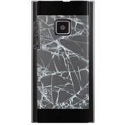 102P-YCM2P0553-78 [SoftBank 102P用 カバー フェイククラッシュグレイ]