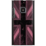 102P-YCM2P0602-78 [SoftBank 102P用 カバー ユニオンジャックコレクショングレーカラーズ♯20ダークピンク]