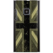 102P-YCM2P0604-78 [SoftBank 102P用 カバー ユニオンジャックコレクショングレーカラーズ♯40デザートグリーン]