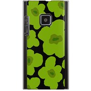 102P-YCM2P0627-78 [SoftBank 102P用 カバー ルーズフラワーコレクションシルエットカラーズ♯40マンチェスターグリーン]
