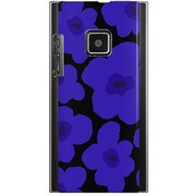 102P-YCM2P0630-78 [SoftBank 102P用 カバー ルーズフラワーコレクションシルエットカラーズ♯70モンツァブルー]