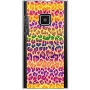 102P-YCM2P0640-78 [SoftBank 102P用 カバー ヒョウ柄パッションカラーズ♯20サバンナレインボー]