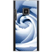 102P-YCM2P0672-78 [SoftBank 102P用 カバー ローズポイントグラフィックスブルーシャドー]