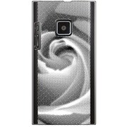 102P-YCM2P0676-78 [SoftBank 102P用 カバー ローズポイントグラフィックスモノクロームシャドー]