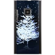 102P-YCM2P0677-78 [SoftBank 102P用 カバー スノークリスマスツリー]