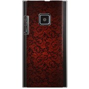102P-YCM2P0690-78 [SoftBank 102P用 カバー クラシックパターンデザインダークレッド]