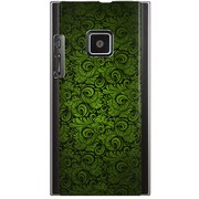 102P-YCM2P0692-78 [SoftBank 102P用 カバー クラシックパターンデザインダークグリーン]