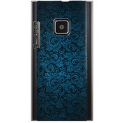 102P-YCM2P0693-78 [SoftBank 102P用 カバー クラシックパターンデザインダークブルー]
