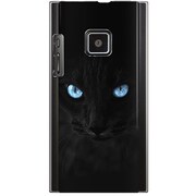 102P-YCM2P0698-78 [SoftBank 102P用 カバー ブラックキャット黒猫]