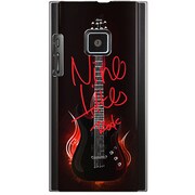 102P-YCM2P0706-78 [SoftBank 102P用 カバー NINELIVESロマンスギターレッド]