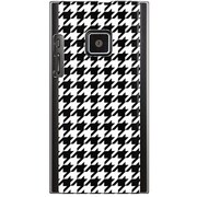 102P-YCM2P0745-78 [SoftBank 102P用 カバー 千鳥格子デザインA]