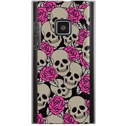 102P-YCM2P0747-78 [SoftBank 102P用 カバー Skull's＆RoseA]