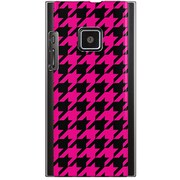 102P-YCM2P0750-78 [SoftBank 102P用 カバー 千鳥格子デザインA-BIGPink]