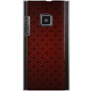 102P-YCM2P0760-78 [SoftBank 102P用 カバー クラシックパターンデザインクイーンレッド]