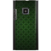 102P-YCM2P0764-78 [SoftBank 102P用 カバー クラシックパターンデザインクイーンダークグリーン]