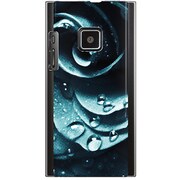 102P-YCM2P0768-78 [SoftBank 102P用 カバー ウォーターローズクラシックデザイングリーン]