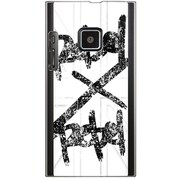 102P-YCM2P0791-78 [SoftBank 102P用 カバー UnionJackPunkRebel×Rebel]