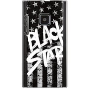 102P-YCM2P0795-78 [SoftBank 102P用 カバー BlackAmericanBLACKSTAR]